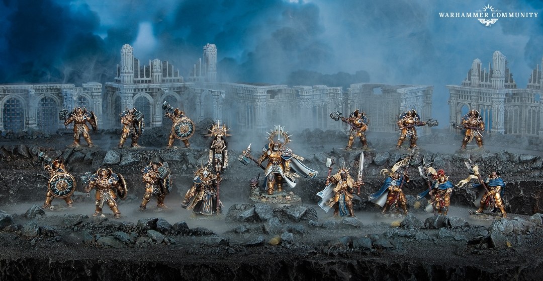 Stormcast Eternals Annihilation Host battleforce, led by Lord-Commander Bastian Carthalos