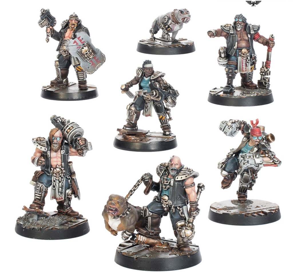 Orlock Road Sergeants with Cyber-mastiffs