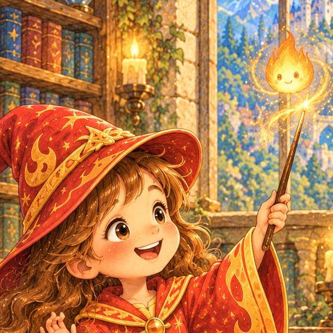 Lumi, the little fire apprentice